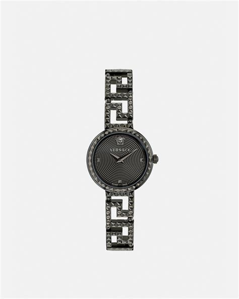 versace greca goddess watch|Versace greca leather watch.